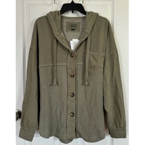 American Eagle Outfitters Waffle Shacket